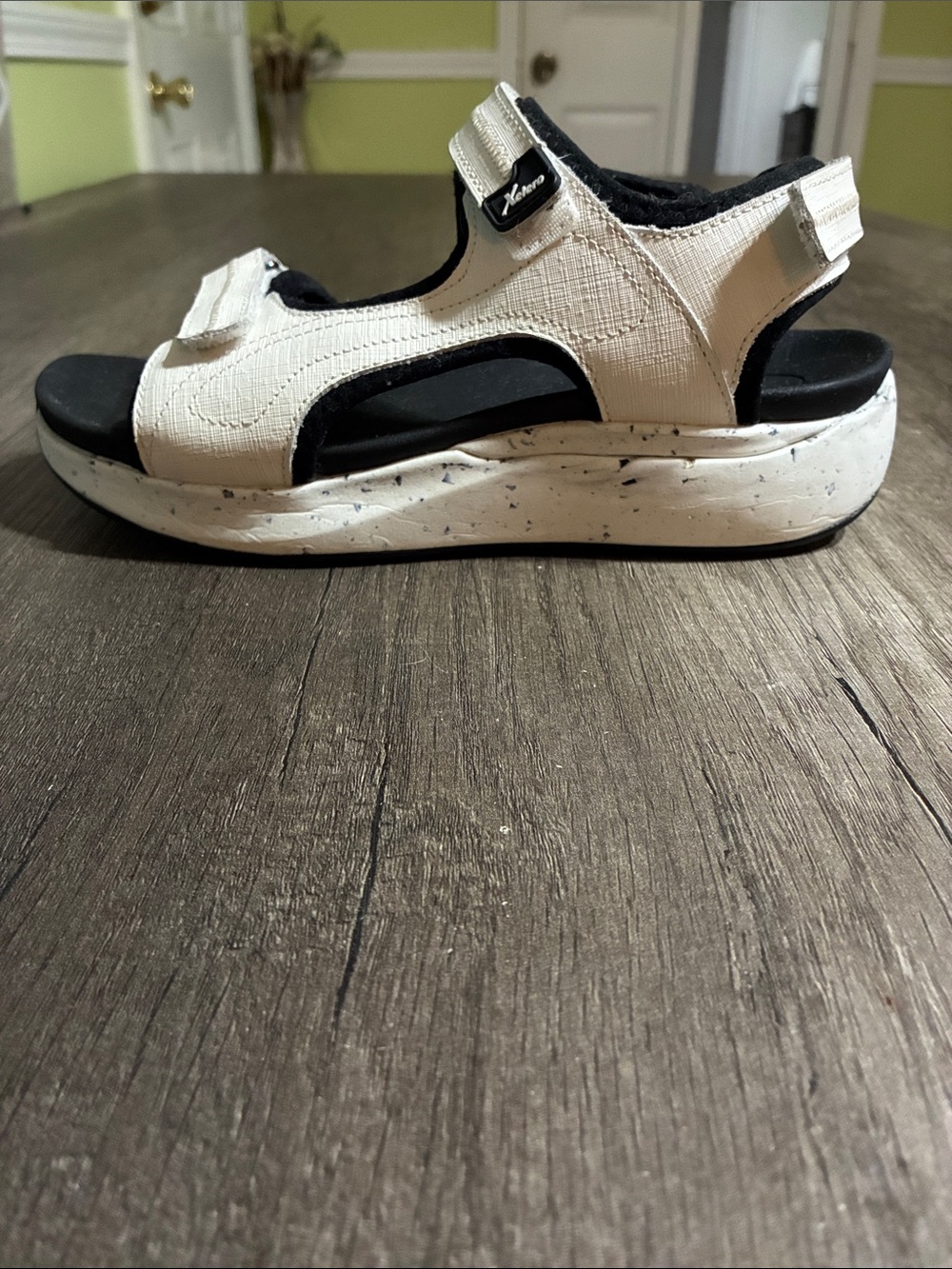 Xelero Women Sandals -Sofia Women’s Ice/Black - Never worn